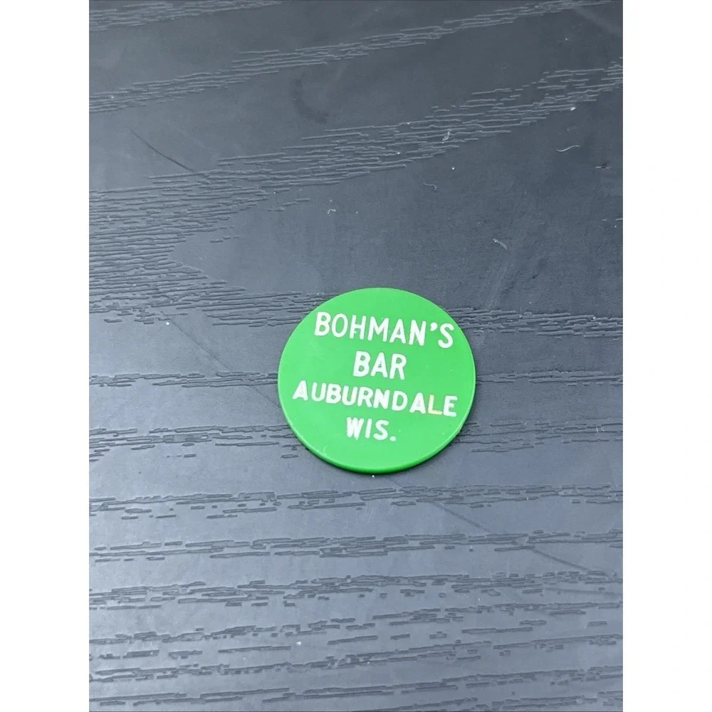 Bohman's Bar Auburndale Wisconsin Vintage Bar‎ Trade Token